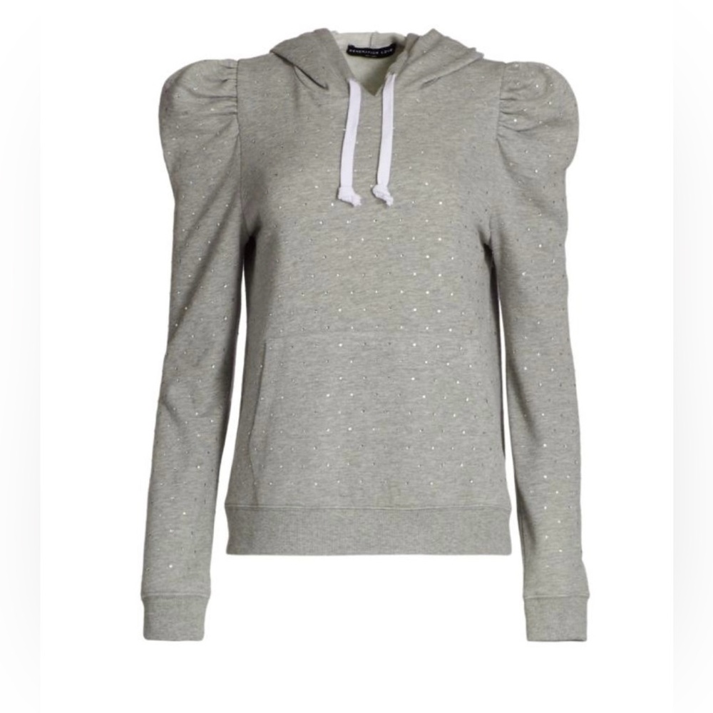 Generation Love Mia Crystal Puff Sleeve Sweatshirt